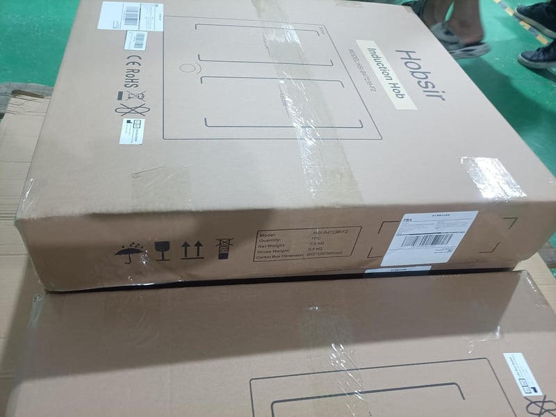 Hobsir 60 cm-es beépíthető indukciós főzőlap 4 zónával, flex zónával és gyerekzárral
