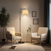 Weilim Állólámpa Nappali Szobába - 170 cm Dimmelhető LED Olvasólámpa Lámpaernyővel, 9W E27 Izzóval, Fokozatmentes Fényerő, 3 Színhőmérséklet 9