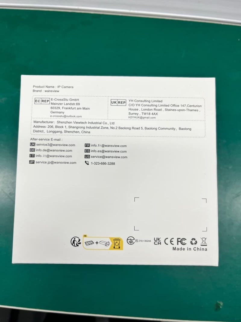 Wansview 2K WiFi beltéri biztonsági kamera Alexa-kompatibilis, babaőrző funkcióval