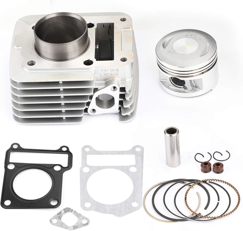 Artudatech Henger Dugattyúval és Tömítéskészlettel - Yamaha TTR 125 TT-R 125 Motorokhoz (2000-2005) Kompatibilis Alkatrész