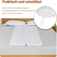 Comfytemp Elektromos Ágymelegítő 80x165 cm - 12 Hőfokozat, Két Zónás, Automata Kikapcsolás, Mosható Matracvédő Párna, Flanell Anyag 7