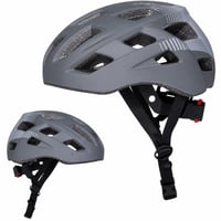 Cyklistická prilba Dunlop s LED svetlom, veľkosť M (55 – 58 cm), čierna – bez šiltu (stav: pozri 2. obrázok) 1