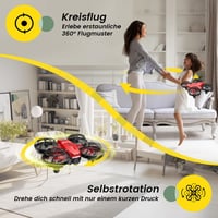 Holy Stone HS420 Mini Drón Beépített Kamerával - WiFi Élő Közvetítés, 3 Akkumulátor, Hosszú Repülési Idő, Pályakövetés, Mozgásérzékelés, Mag 4