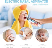 IMA BABY Újratölthető Elektromos Orrszívó Kék - 6 Fokozatú, 2 Fejjel 6