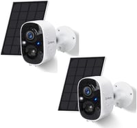 G-Homa Kültéri WiFi Biztonsági Kamera Napelemes Töltéssel - Vezeték Nélküli, 1440p Felbontás, Mozgásérzékelő, Kétirányú Hang, IP65 Vízálló,  1