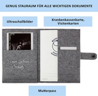 Világosszürke Filc Anyakönyv Borító - Prémium Minőség, Stílusos Védelem 2