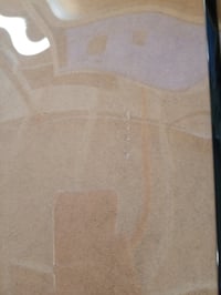 Americanflat Képkeret 50x70 cm Fekete 3 db-os Csomag - Vékony Keret Plexi Panellel, Integrált — kopott előlap (állapot: lásd a 2. képet) 2