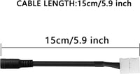 PNGKNYOCN LED szalag csatlakozó klipsz, 10db, forrasztás nélküli, DC 5,5x2,1mm 3