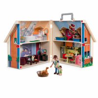 PLAYMOBIL Dollhouse 70985 Prijenosna kućica za lutke s ručkom, sklopiva, za djecu od 4 godine nadalje — kao nova (stanje: vidi drugu sliku) 1