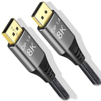 DP 1.4 Kábel 8K@60Hz 4K@144Hz 32.4Gbps Nylon Fonott - Újracsomagolt 1