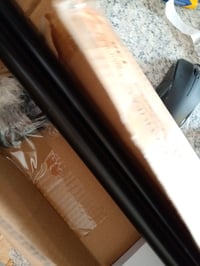 Galerie perdea extensibilă SZXIMU 182-365 cm, negru, diametru 25,4 mm, metal, cu suport reglabil și capete rotunde — lipsește un capăt (stare: vezi a 2-a imagine) 4