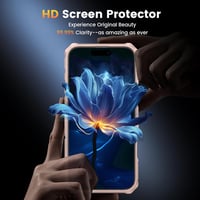 Doeshine iPhone 16 Pro Max Tok, 360° Forgatható Mágneses Gyűrűs Állvánnyal, Katonai Szintű Védelem, Kameracsúszka, 2db Kijelzővédő Fóliával, 3
