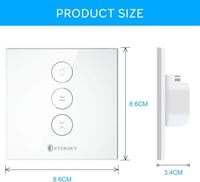 Etersky okos függönykapcsoló szett - 2 db, smart home vezérlés 9