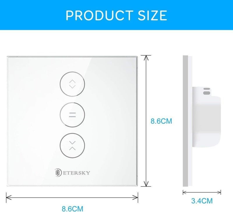 Etersky okos függönykapcsoló szett - 2 db, smart home vezérlés