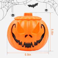 MaxEarn 12 LED-es Ködgenerátor - Háromszínű Halloween Tök Párásító, Ultrahangos Ködképző Fröccsenésgátlóval, Kerti Tó Szökőkút Dekoráció 3