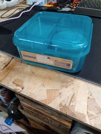 Cutie pentru prânz Sistema Bento Box Ocean Bound din plastic reciclat, cu compartimente, 1,25 L — lipsește clipsul de fixare al capacului (stare: vezi a 2-a fotografie) 2