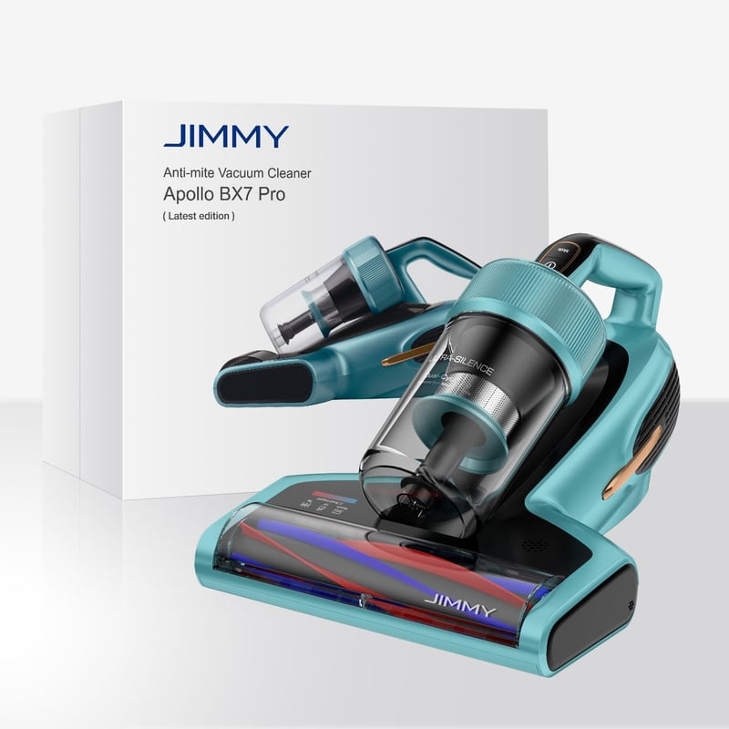 Jimmy BX7 Pro Atka Porszívó 700W - UV-C Fényes Matrac Tisztító, Poratka Érzékelővel, Ultrahangos Funkcióval, 16kPa Szívóerővel Matrachoz, Ka
