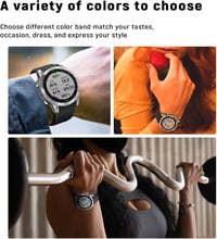 Garmin Fenix fekete szilikon óraszíj - strapabíró cserepánt 4