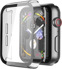 Apple Watch 40mm Védőtok + Edzett Üveg Fólia, Ultravékony Átlátszó (2db) 1
