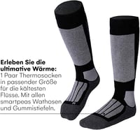 ww & friends GmbH Vízálló Neoprén Halásznadrág 5mm - Lélegző Gázlónadrág Gumicsizmával, Hőtartó Zoknival - Horgászathoz, Tavi és Folyami Has 6