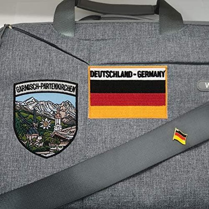 A-ONE Garmisch-Partenkirchen Jelzőpálca Szett Német Zászlóval és Bajor Jelvényekkel