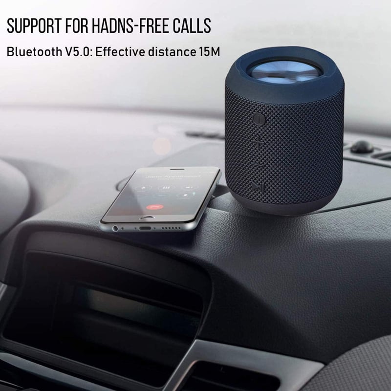 SENXINGYAN Bluetooth Hangszóró 20W - IPX6 Vízálló, 360° Sztereó Hangzás, 16 Órás Üzemidő, Kihangosítás, FM/AUX/USB/TF, Hordozható