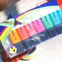 STABILO BOSS ORIGINAL Marker za označavanje, set od 7 komada u različitim bojama (bez limun žute) — limun žuta nedostaje (stanje: vidi 2. sliku) 2