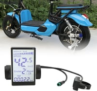 Keenso univerzális LCD kijelző e-kerékpárokhoz és e-rollerekhez, 24-60V 3