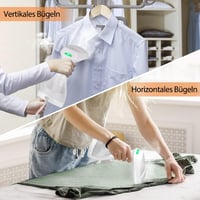 HOMEASY 1500W Kézi Gőzölő - Gyors Felmelegedésű Fehér Ruhagőzölő 280ml Tartállyal 4