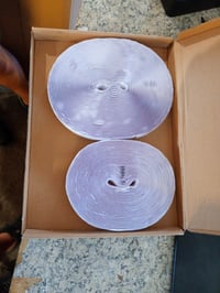 Samolepiaca suchý zips páska HexinYigjly biela 16 mm x 10 m, extra silná na každodenné použitie, 2 kotúče — použité (stav: pozri 2. obrázok) 2