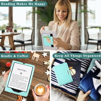 Kindle Paperwhite 11 Mentazöld PU Bőr Tok Kártyatartóval (2021) 7