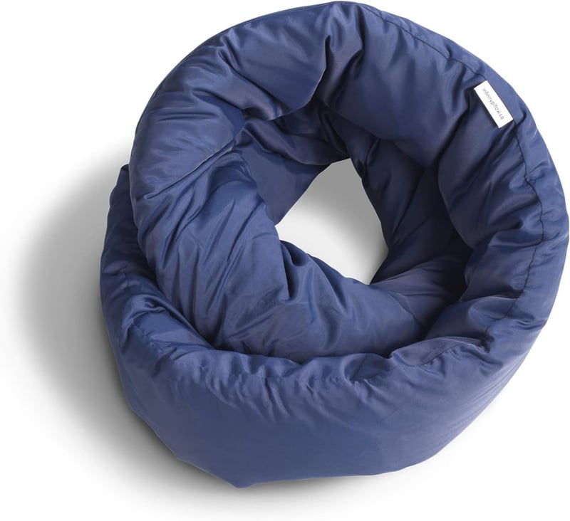 Huzi Design Infinity Utazópárna - Sokoldalú Nyaktámasz, Tengerészkék