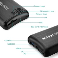 MYPIN Multimédia Lejátszó Box HDMI/AV/VGA - USB 3.0 Támogatással 2