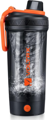 VOLTRX Elektromos Protein Shaker 680ml - USB-C Tölthető Keverőpalack, BPA-mentes Tritan Anyagból, Turmixokhoz és Étkezés-helyettesítőkhöz 1