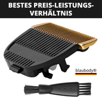 BLAUBODY Hajvágó Fej Panasonic ER1611 ER1512 ER-GP80 ER1510 Hajnyírókhoz - Fém Pótfej Borbélyoknak Tisztítókefével 7