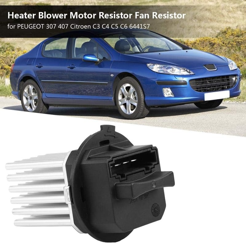 Peugeot 307 407 kompatibilis fűtőventilátor motor ellenállás és vezérlő egység