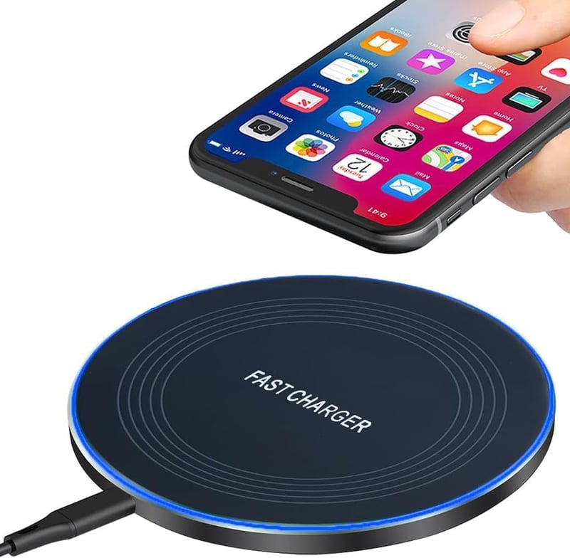 HONGYEE 20W Vezeték Nélküli Gyorstöltő Állomás - Indukciós Töltőpad iPhone 16/15/14/13/12, Samsung Galaxy S24/S23/S22/S21 Készülékekhez