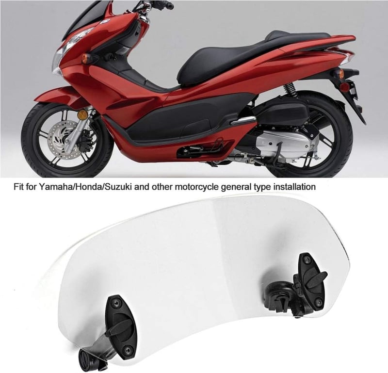 DEWIN univerzális, állítható motorkerékpár szélvédő spoiler