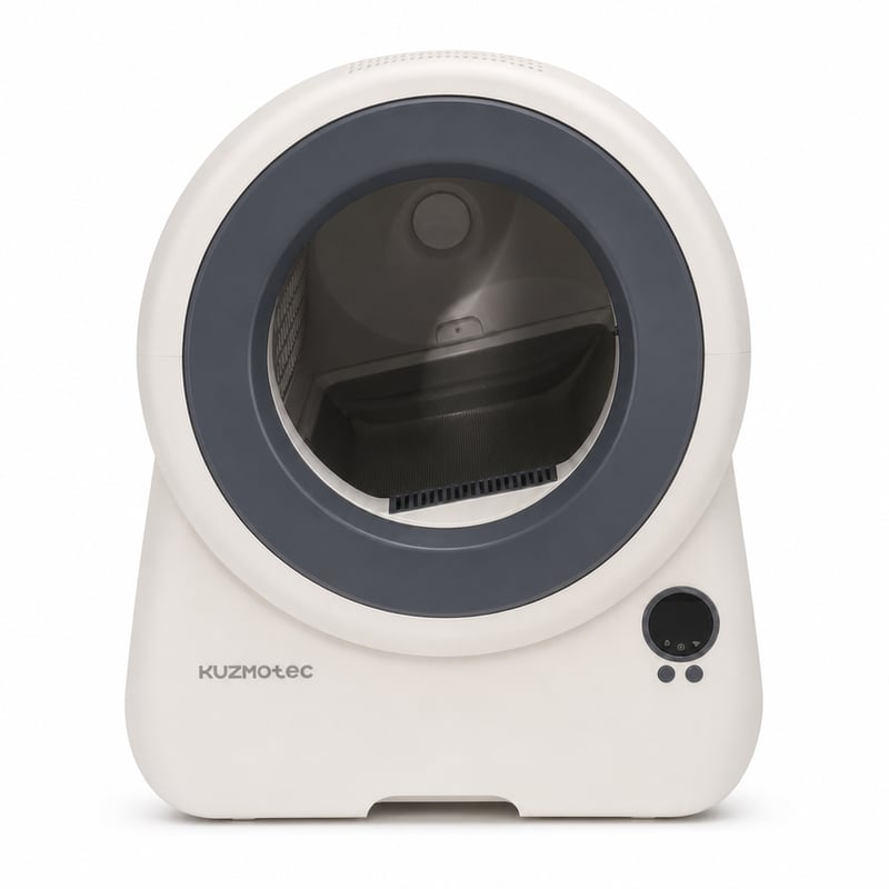 Litieră automată cu autocurățare JUMMICO XXXL, spațiu interior 100 L, recipient colectare 12 L, aplicație — culoare diferită (stare: vezi a 2-a imagine)