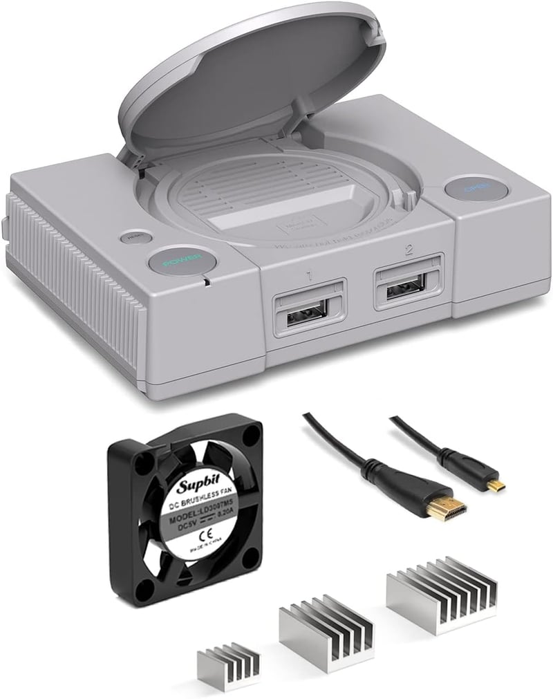 RETROFLAG PiStation Raspberry Pi 4 ház hűtőventilátor HDMI kábellel