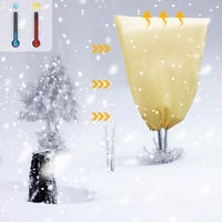 MplehDa Téli növényvédő takaró cipzárral - 180x120 cm - Fagyvédelem cserepes növényeknek 3