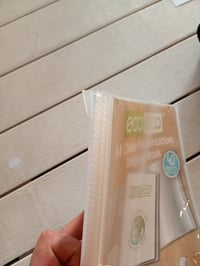 Prezentačná zložka eco-eco Eco098 A4, 40 priehľadných vreciek, 50 % recyklovaný materiál - malá trhlina (stav: pozri 2. obrázok) 2