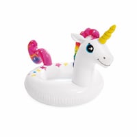 Colac gonflabil pentru copii Intex sub formă de animal, multicolor, 1 bucată, colac de înot cu model de girafă pentru piscină și mare 2