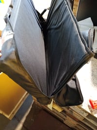 MellowMates Vodeodolný poťah na autosedačku pre psov z PU kože, 137x64 cm, oranžový, s bočným vreckom, pre SUV a osobné autá 3