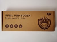 AmazeFan Fa Íjászfelszerelés Gyerekeknek - 6 Nyíl, 4 Céltábla, Tegez, Beltéri és Kültéri Játék 4-8 Éveseknek 7