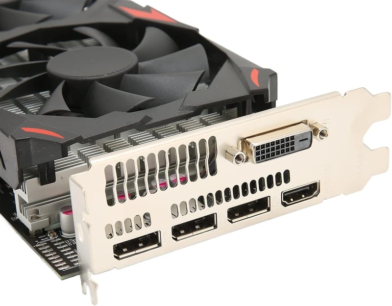 AMD RX 580 8GB GDDR5 Gamer Videokártya, 2 Ventilátoros, 8K Támogatással