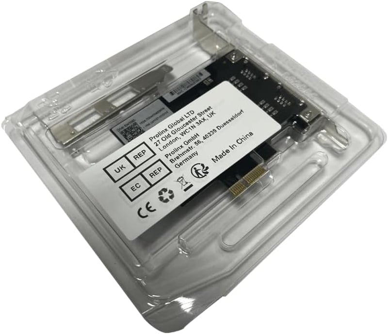 Intel 82575 Dual-Port PCIe Gigabit Hálózati Kártya, PXE Támogatással, Alacsony Profilú