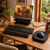 Uredan radni kutak: naljepnica za laptop + bežični set + podloga + oslonci za zglobove 1