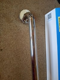 Mâner de susținere Tiger Libra pentru perete, 45 cm, oțel inoxidabil, lustruit, mâner de siguranță pentru baie, utilizat 2