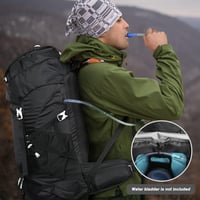 Rucsac de drumeție impermeabil HOMIEE 50L cu husă de ploaie, rucsac ușor pentru activități outdoor, camping, călătorii și ciclism, pentru bărbați și femei 6